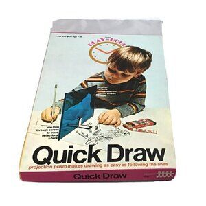 Pressman Vintage- QUICK DRAW Projection Prism To Make Drawing Easy for Children.